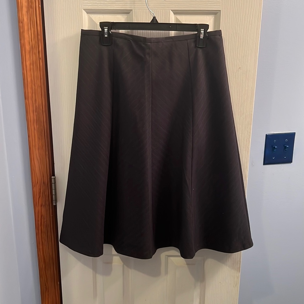 Geoffrey Beene a-line gray skirt size 10